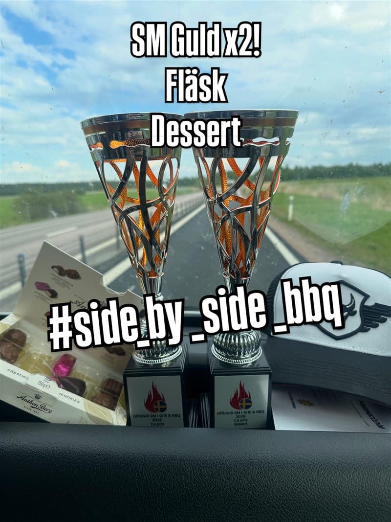 Side by Side BBQ SM Guld x2 – Karré & Dessert 2026